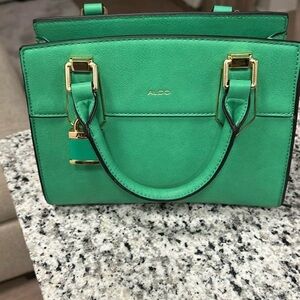 Aldo Vibrant Green Satchel